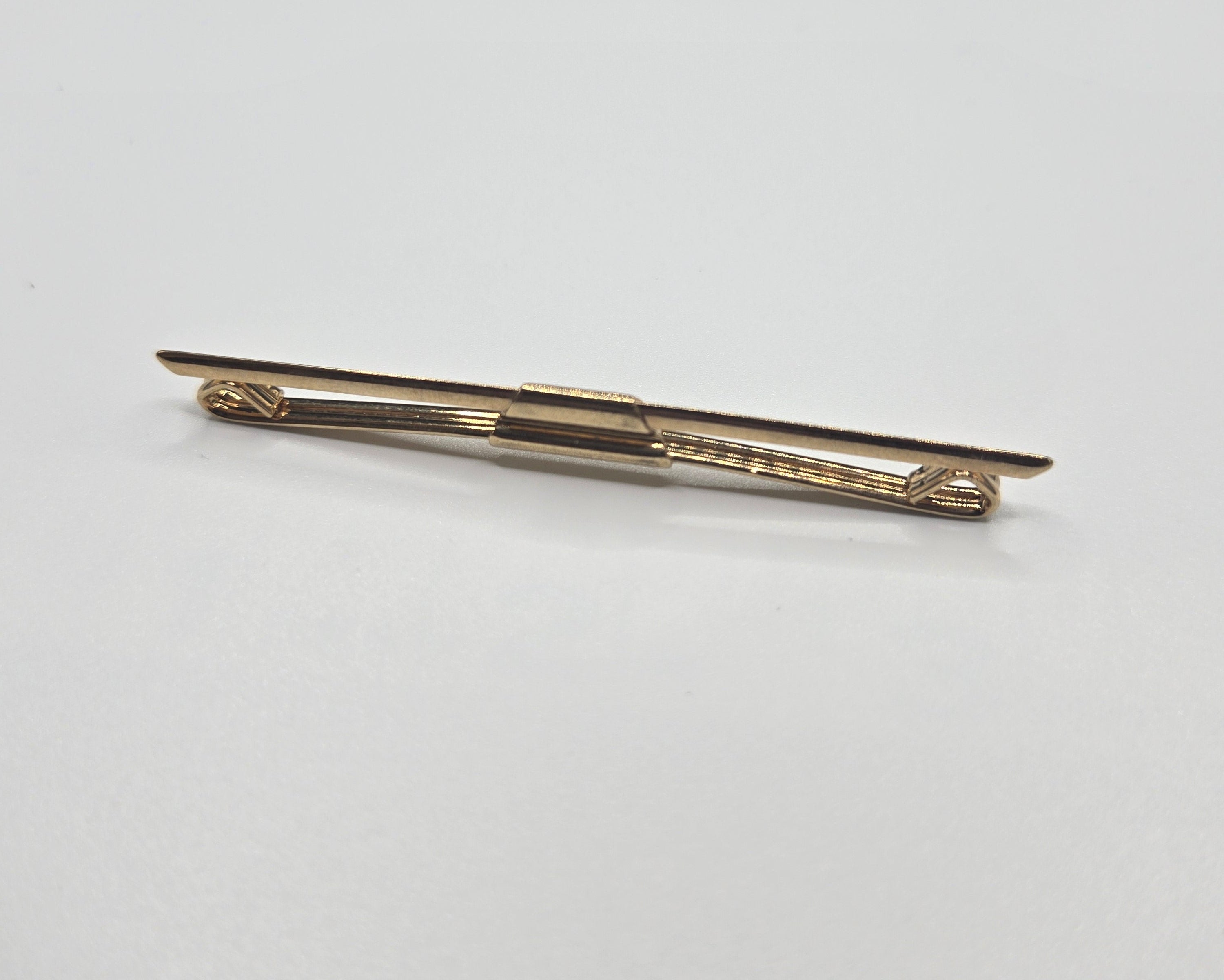 2.5" Gold Tone Triangular Tie Bar