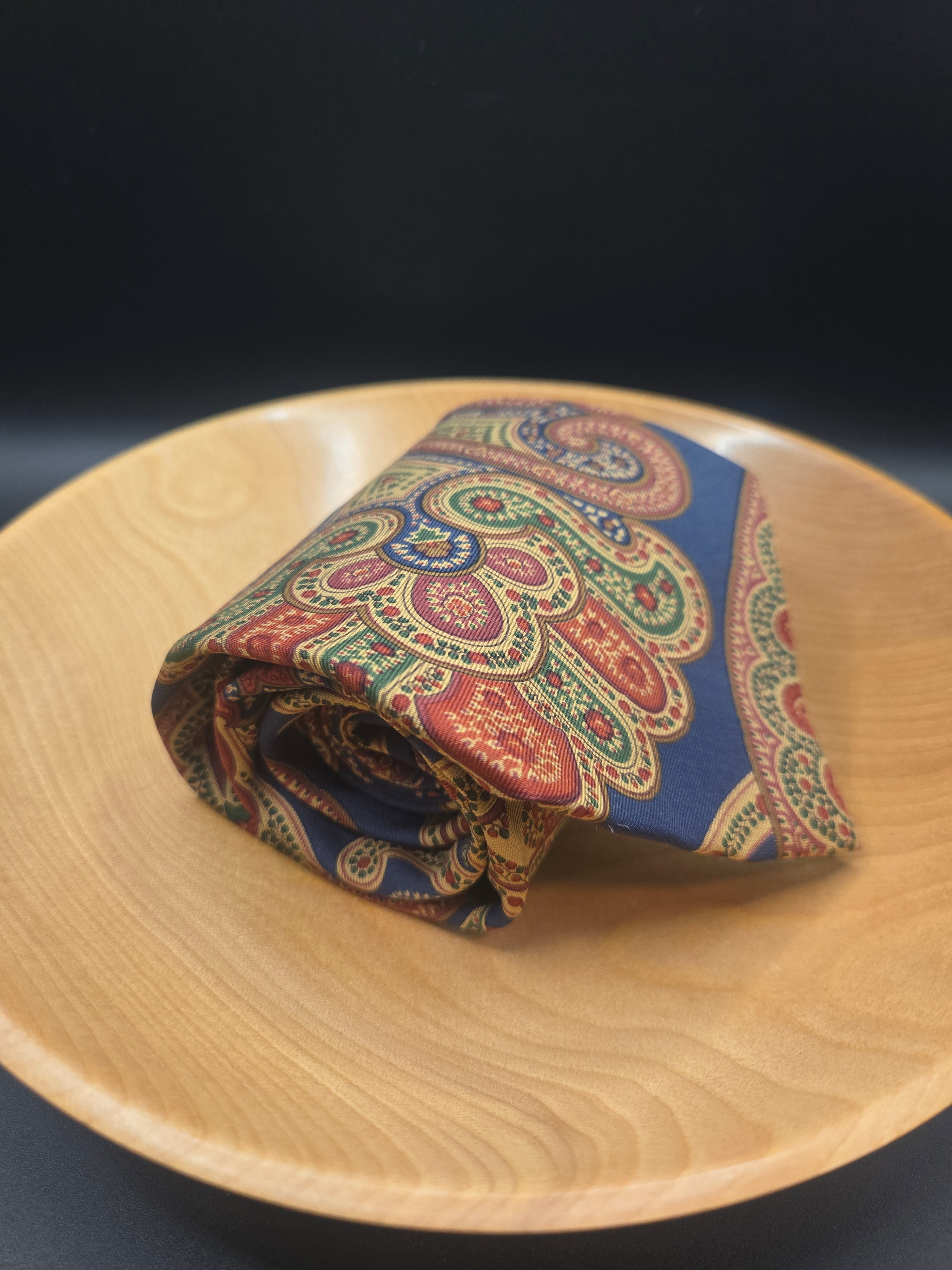 Polo Ralph Lauren Silk Full Paisley Tie - Exquisite 1970s Vintage