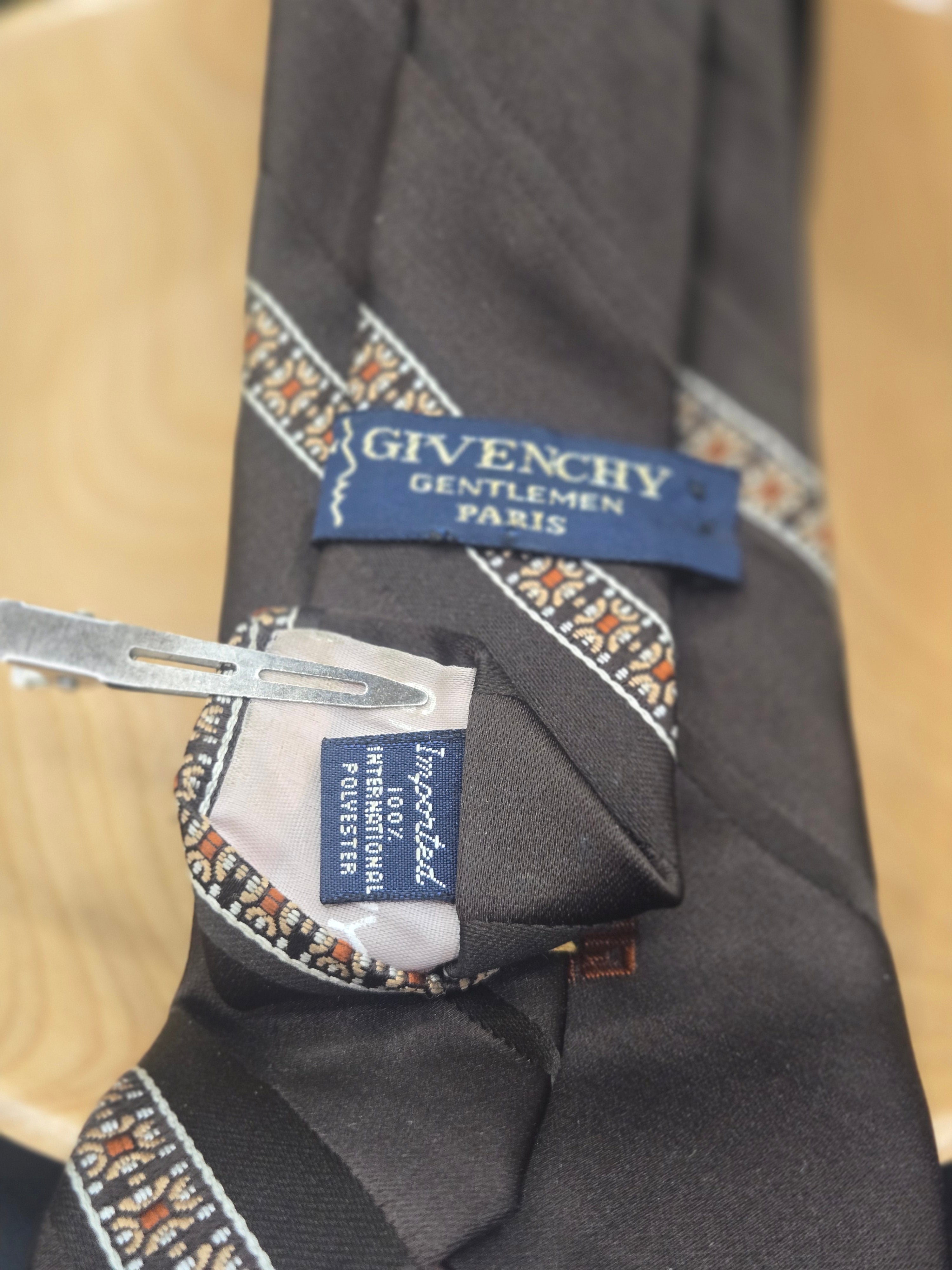 Givenchy 70s Floral Stripe Tie